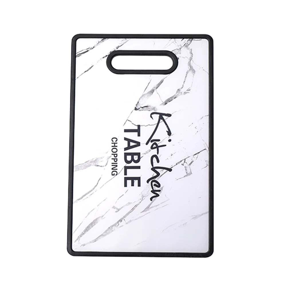 

Terrazzo Style Board Eco-Friendly Chopping Blocks Plastic Cutting Board Wall Mounted Safe For Kitchen Use