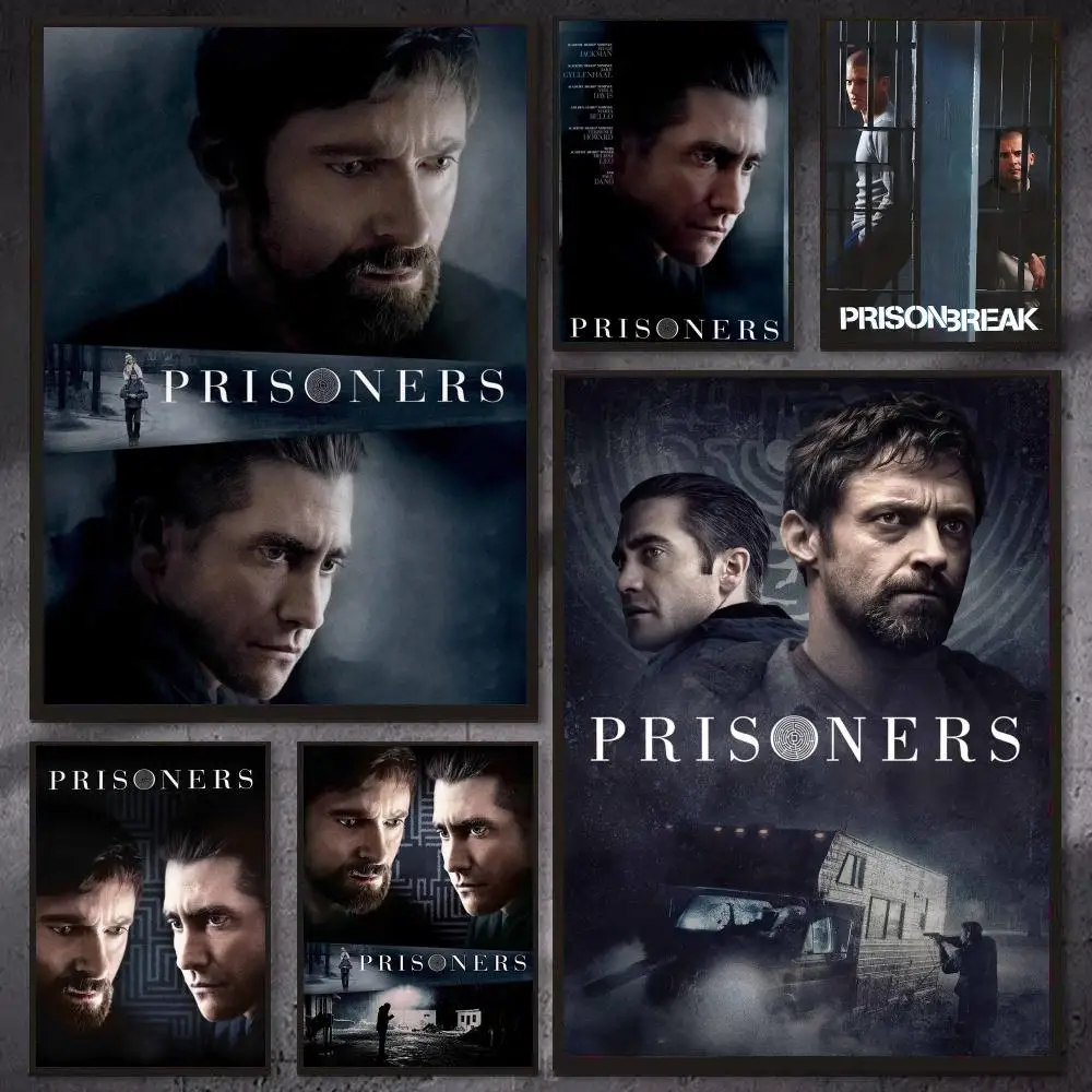 Thriller Movie P-Prisoners Poster PP Wall Art Prints Poster for Dorm Room Apartment Home Office Room Decor Gift Waterproof