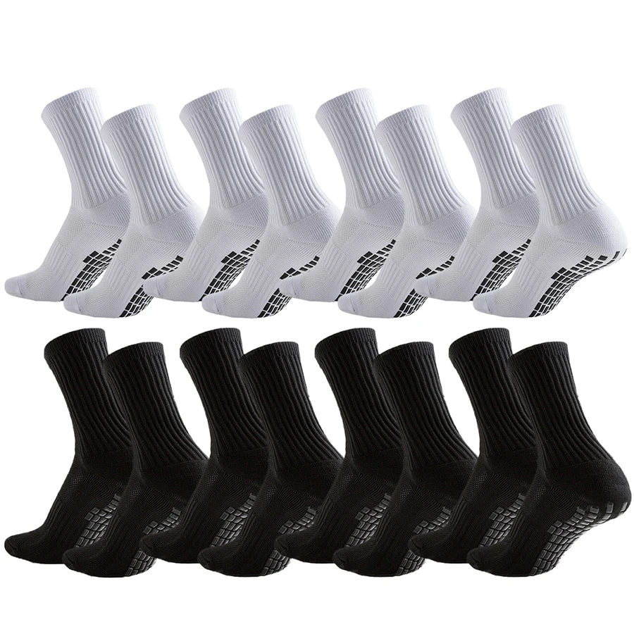 

8Pairs Grip Socks for Men Women Football Basketball Baseball Rugby Soccer Cycling Running Hiking Tennis Skateboard and Athletic