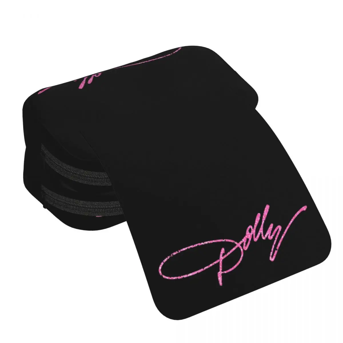 Dolly Parton Pink Sparkle Pencil Case for Kids Gifts Pen Box Pencil Bag Stationery Supplies Pen Holder Bag