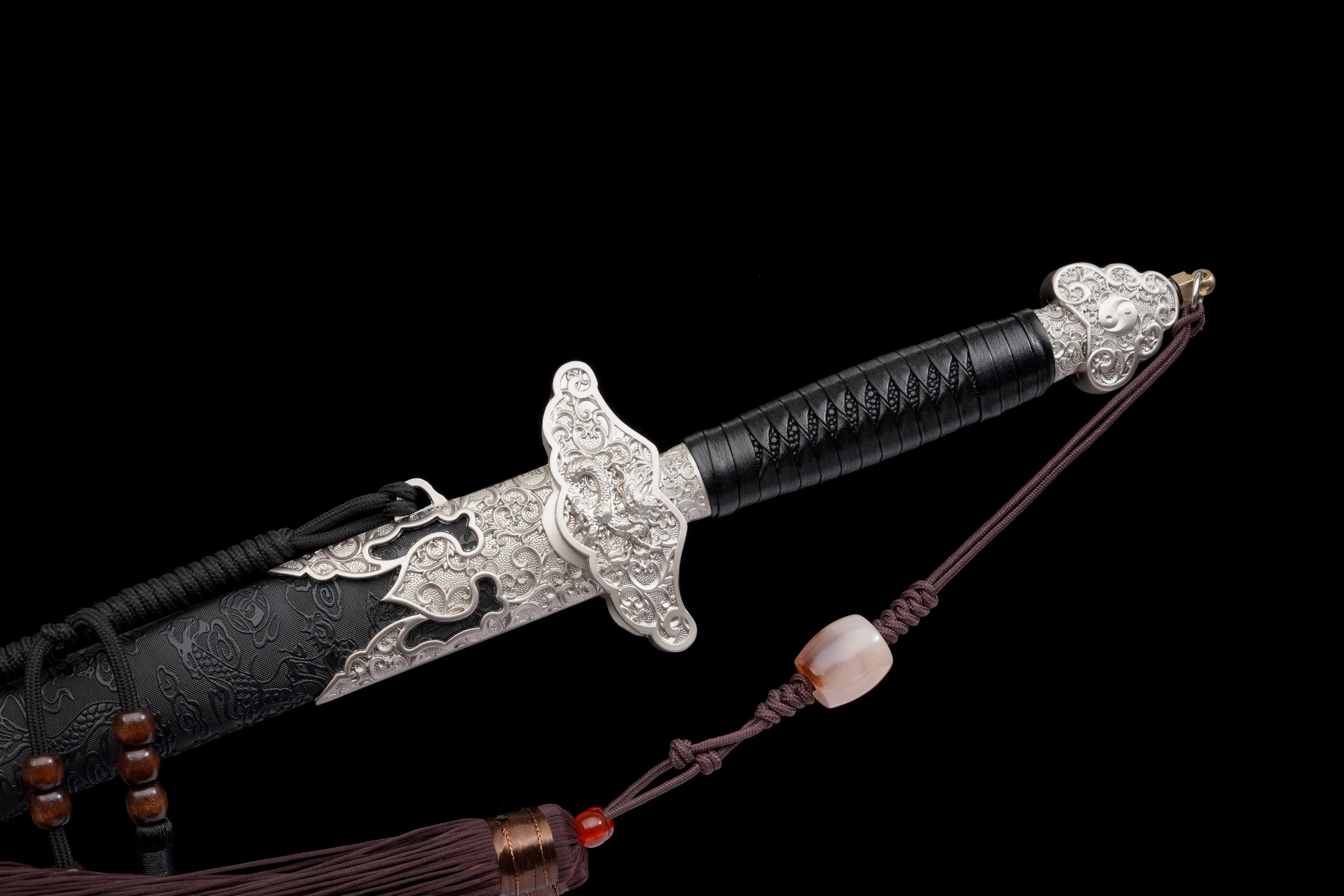 Chinese Tai Chi Sword gift for fitness enthusiasts,martial arts lovers.Katana-style exercise decoration genuine Unsharpened