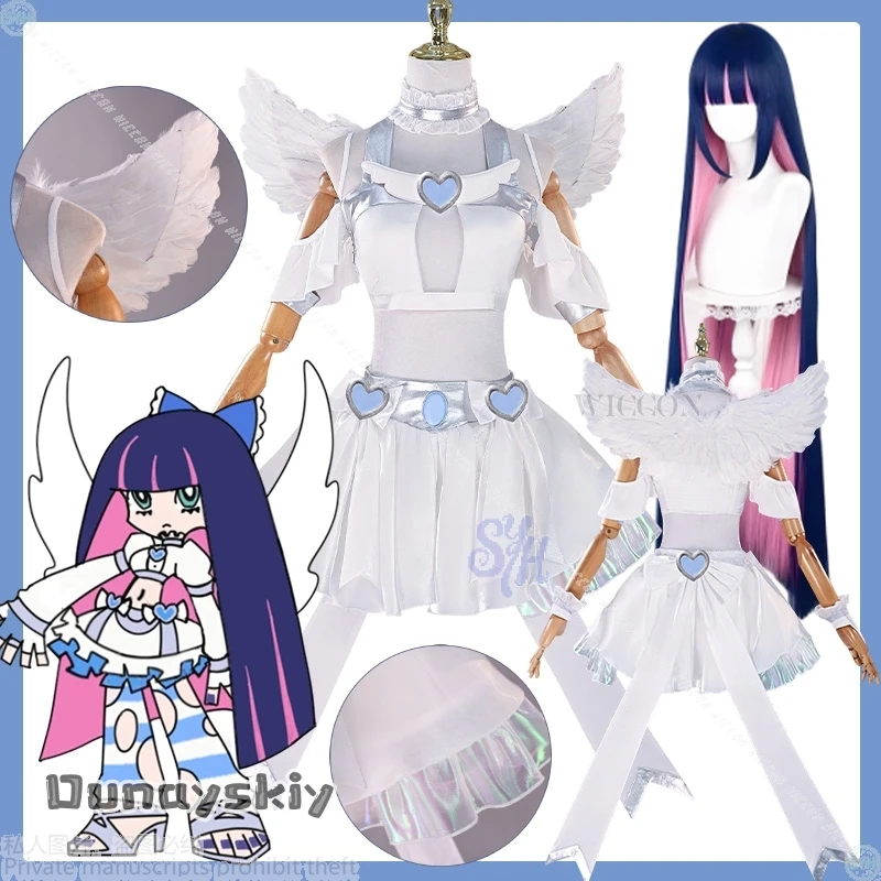 

Чулки для косплея, аниме, трусики и чулки с подвязками, мини-платье с синим сердцем {Dunayskiy}Angel Lingeries Kawaii Lolita Halloween