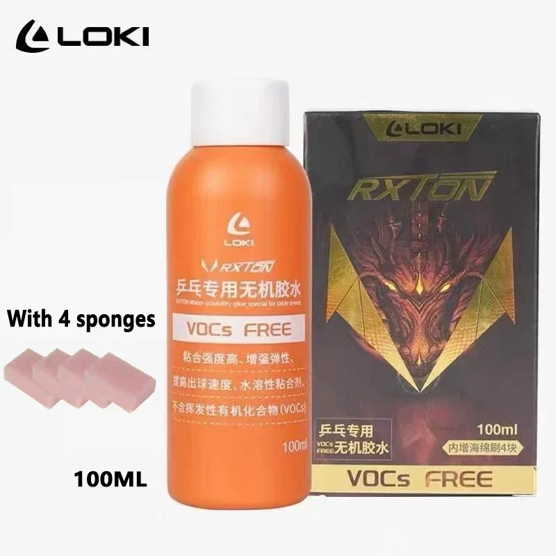 

Original LOKI Waterbased Glue 100ml Water Glue for Table Tennis Racket Ping Pong Accessories ITTF Approved NO-V.O.C