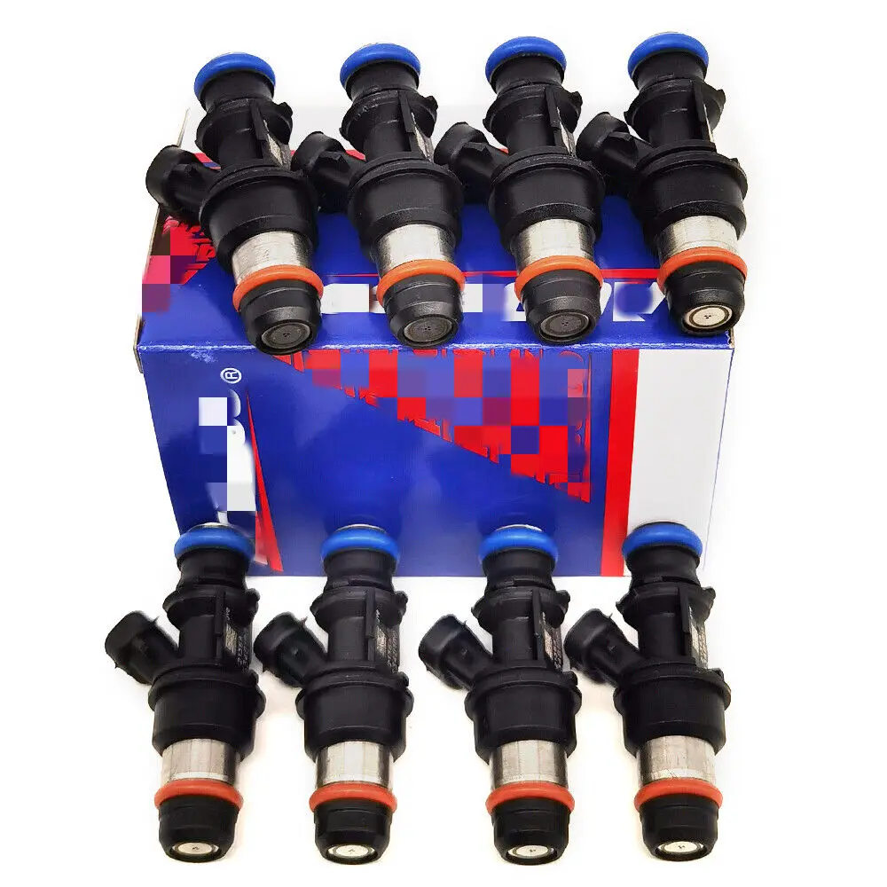 

New 8X OE 25348180 42lb Fuel Injectors for Chevy GMC Marine 8.1L Truck 440cc