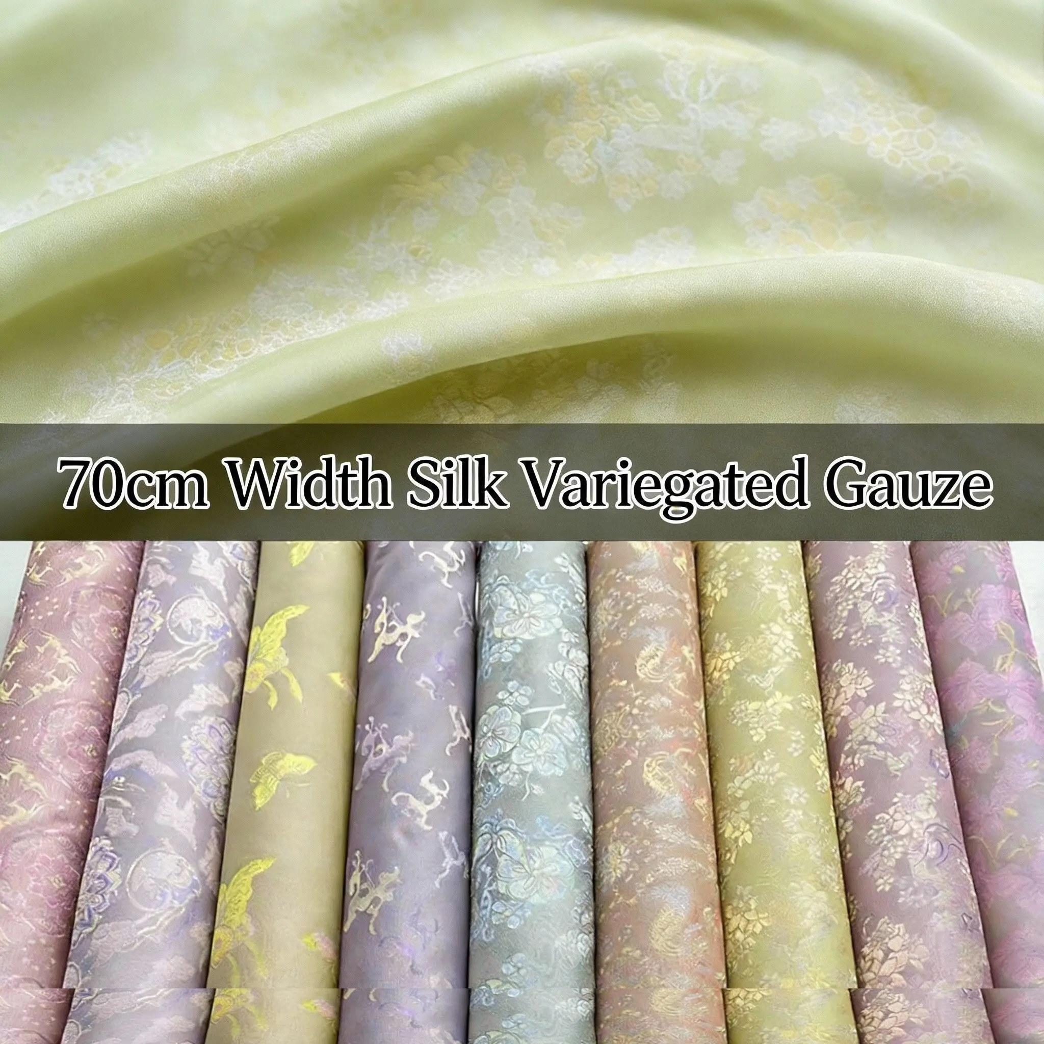 

Natural Silk Fabric Chinese Textile for Sewing Making Dresses & Blouses High-End Luxury Fabrics