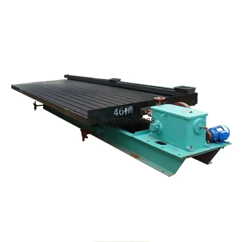 Wmwmnu for Easy Installation High Gold Recovery Rate Shaking Table Gravity Separation Gold Mineral Separator Mining Machinery