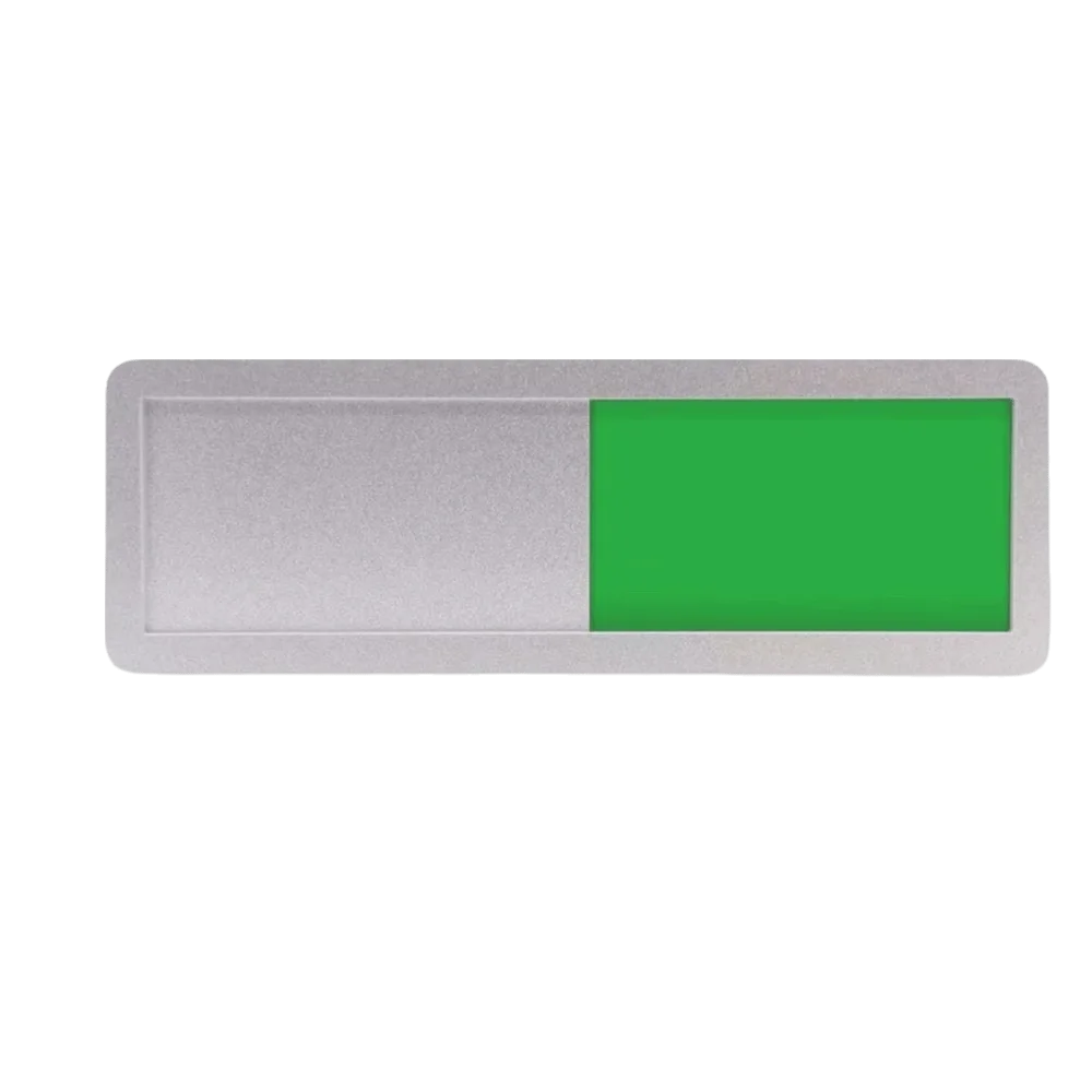 Acrylic Bathroom Occupancy Indicator Sign Privacy Adhesive Restroom Sign Magnetic Sliding Vacant Occupied Sign Business Room