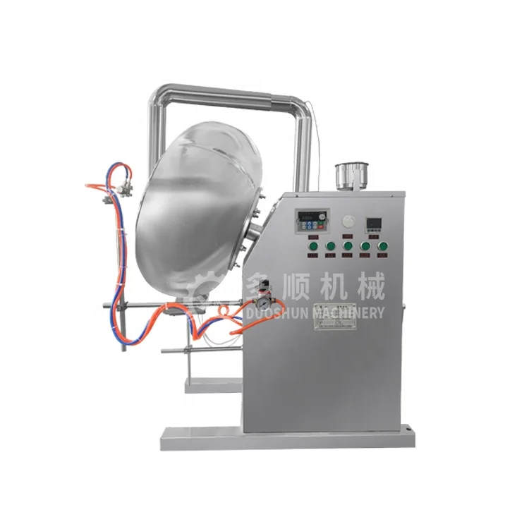 BYC-600 Máquina de recubrimiento de película de azúcar, tabletas de chocolate, palomitas de maíz, maní, harina completamente automática