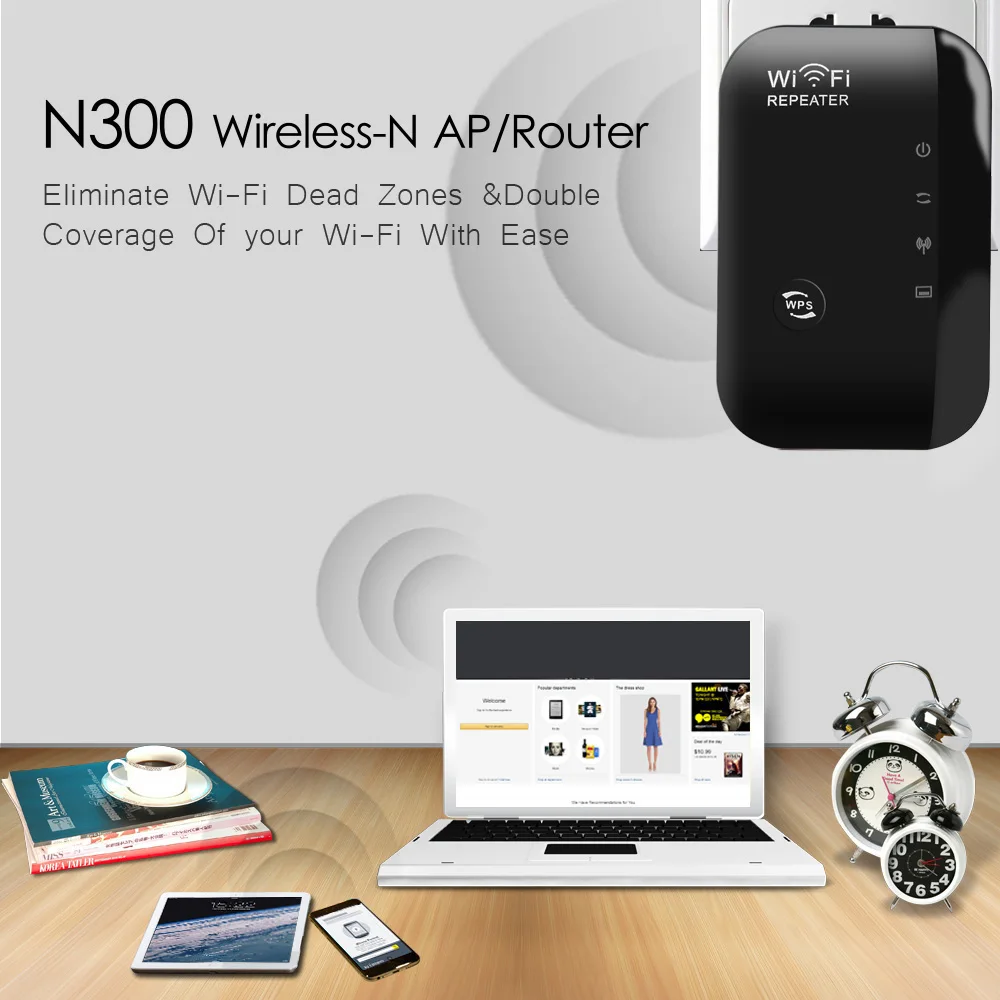 300Mbps Wireless WIFI Repeater Remote Wifi Extender WiFi Amplifier 802.11N WiFi Booster Repetidor Amplifier Wi Fi Reapeter