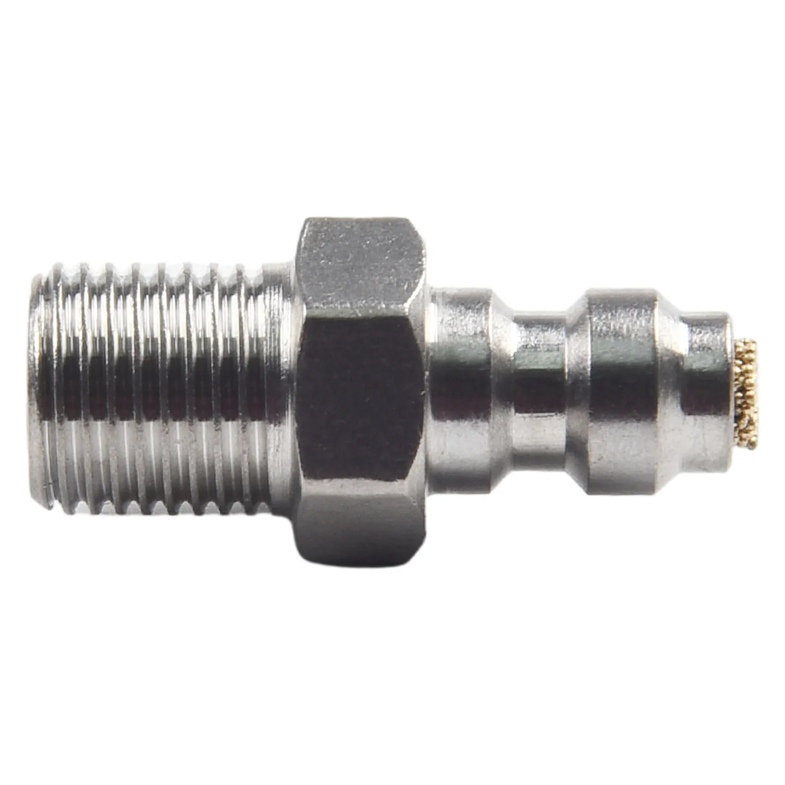 Practical Outdoor Home Connect Valve Connector 1pc Check Male PCP Filling Joint Quick Stainless Steel + Copper