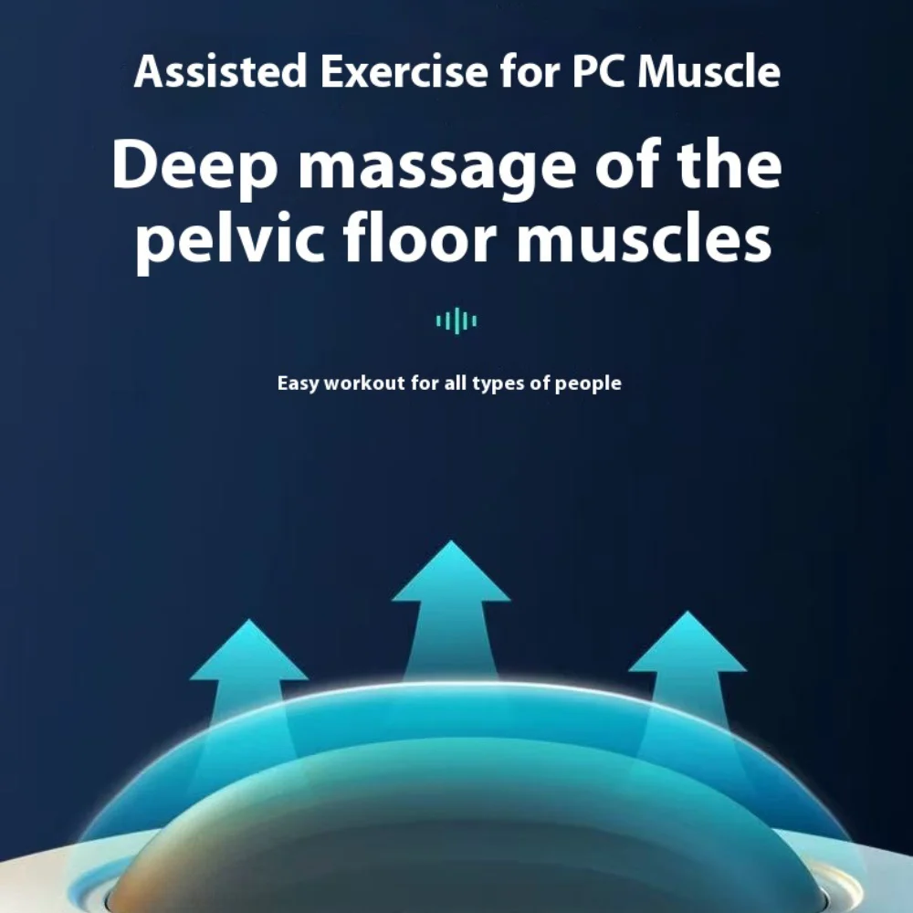 Pelvic Floor Muscle Trainer for Men Women Easy Maintenance Comfortable Seat Cushion Hip Strengthening Device Remote Control