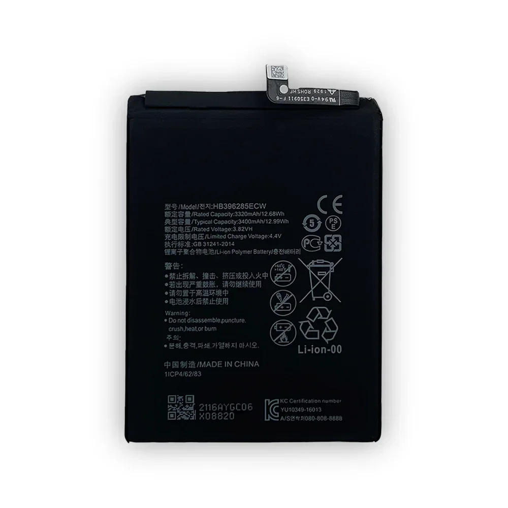 HB396285ECW 3400mAh Battery for Huawei P20 Honor 10/Honor 10 Lite COL-AL00 COL-AL10 COL-TL00 COL-TL10 COL-L29 Batteries