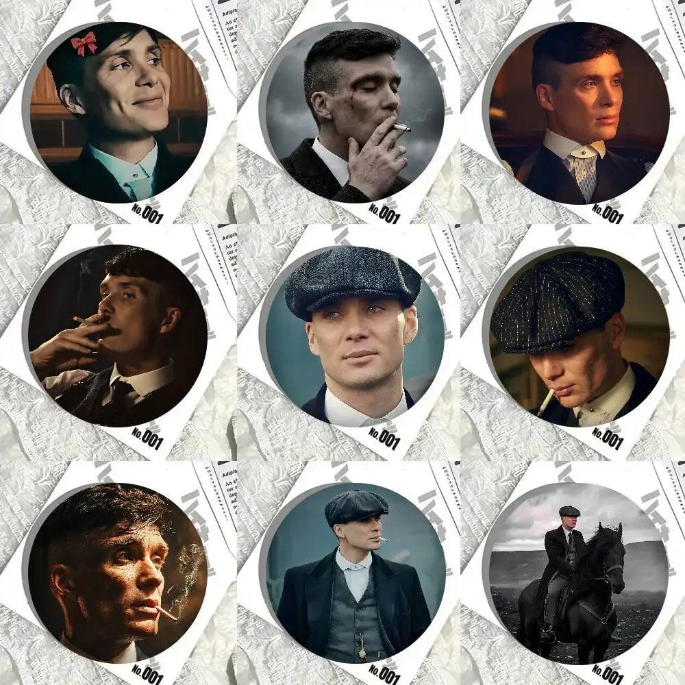 TV Cool P-Peaky B-Blinders Badges Badge Metal Brooch For Bag Clothes Hat Decor Jewelry Accessories Gifts
