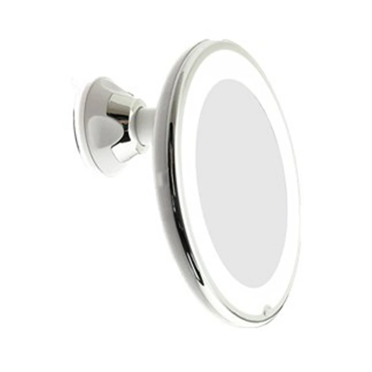 Specchio ingranditore 10X con specchio per trucco leggero con luci Specchio per trucco a LED dimmerabile per bagno, camera da letto, hotel