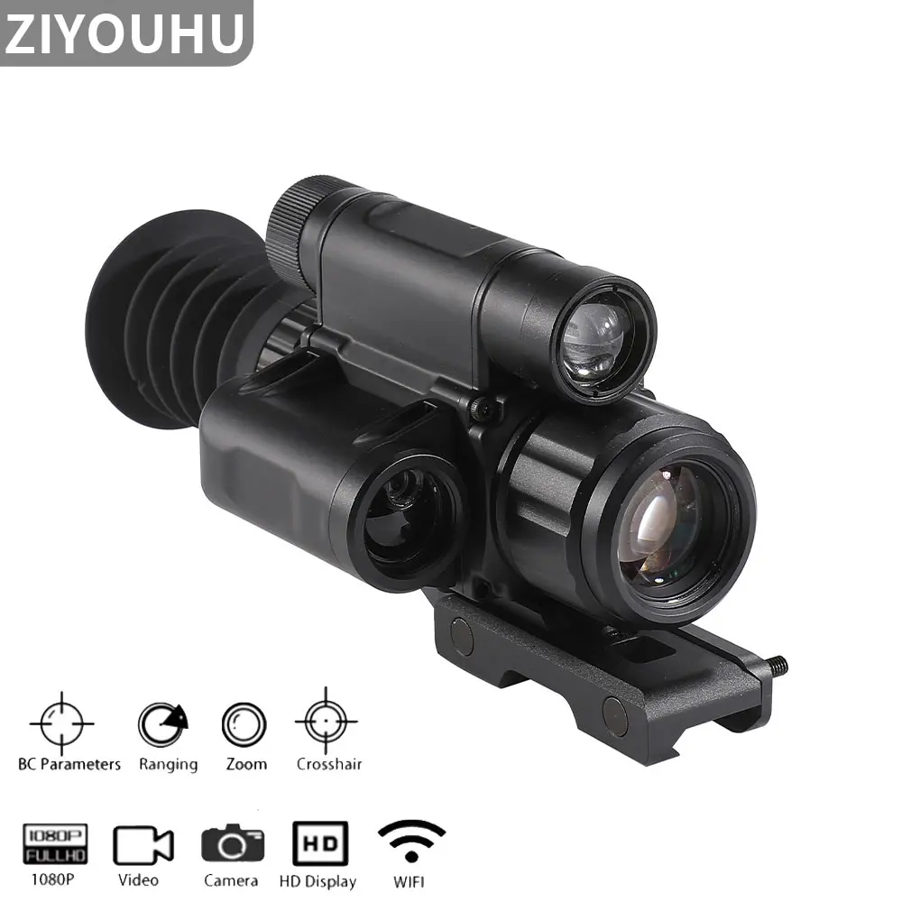 

ZIYOUHU NV009A-LRF-850, Digital Night Vision Scope with Laser Range Finder 16X Zoom Hunting Monocular 1080P HD Outdoor Camcorder