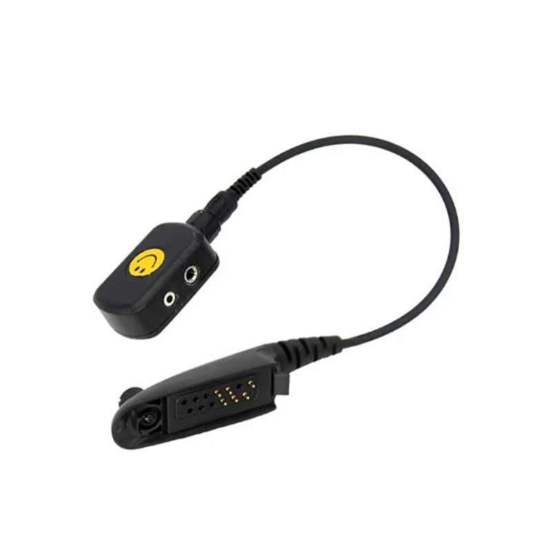 Walkie-talkie Adapter Cable For Motorola GP328, GP338, GP340, PTX760, MTP850EX converts to Kenwood K-head 2pin Earphones Mic