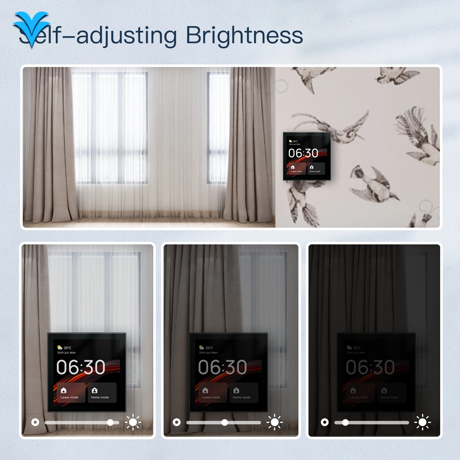 2025 Built-in Alexa Voice Control 4 Inch Touch Screen Tuya Smart Home Zigbee Wifi BLE Gateway Smart Life Central Control Panel