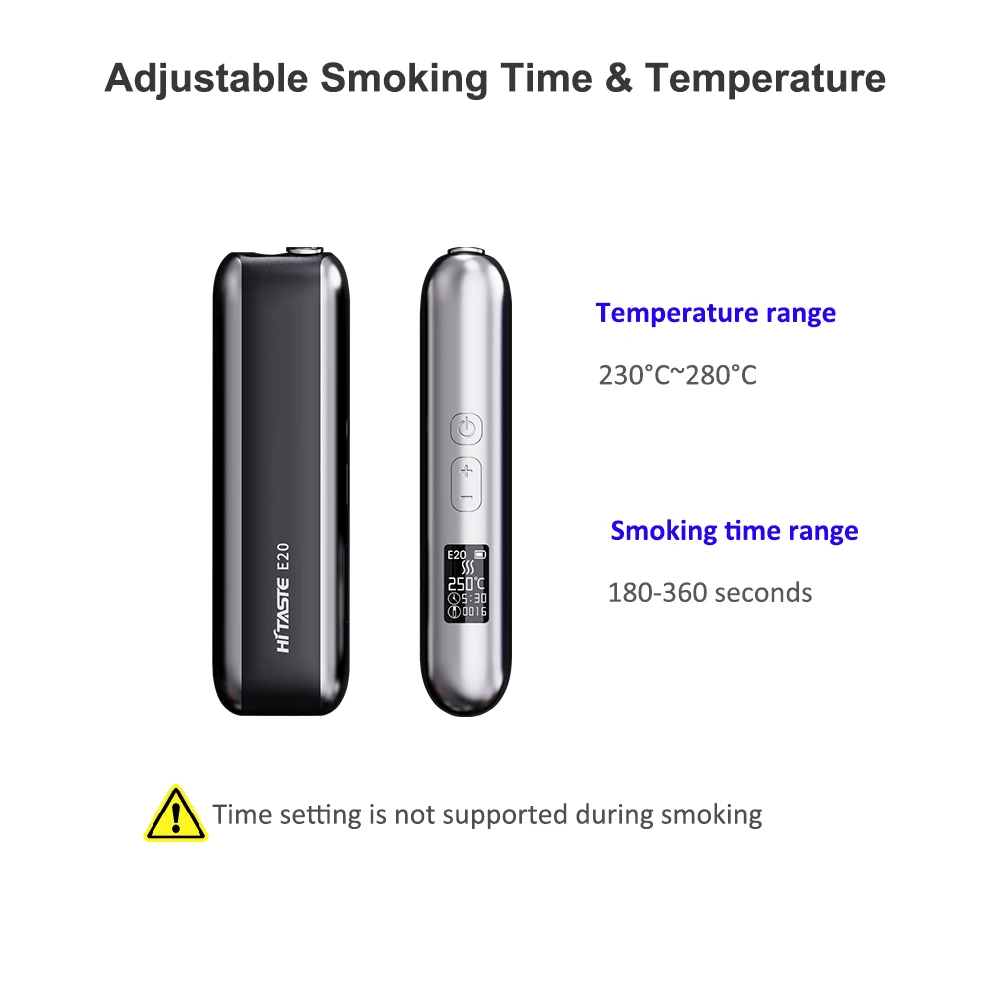 أجهزة التسخين التعريفي Hitaste E20 لـ Terea 2600mah المحمولة 85 جرام بديل لسلسلة Iqo الأكثر مبيعًا
