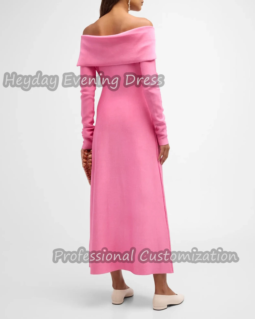 Hoogtijdagen Off-The-Shoulder Saudi A-Line Prom Gown Sexy Ruche Satijnen Lange Theelengte Elegante Jurk Voor Dames 2024