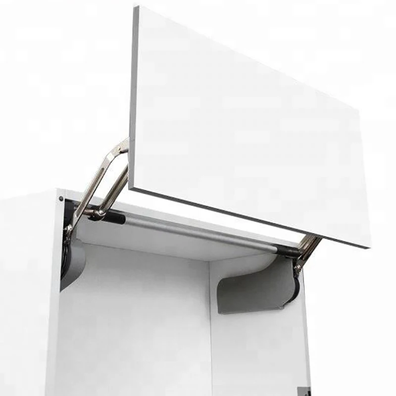 Heavy Duty Soft Close Electric Vertical Parallel Opening Kitchen Cabinet Door Hydraulic Lift System