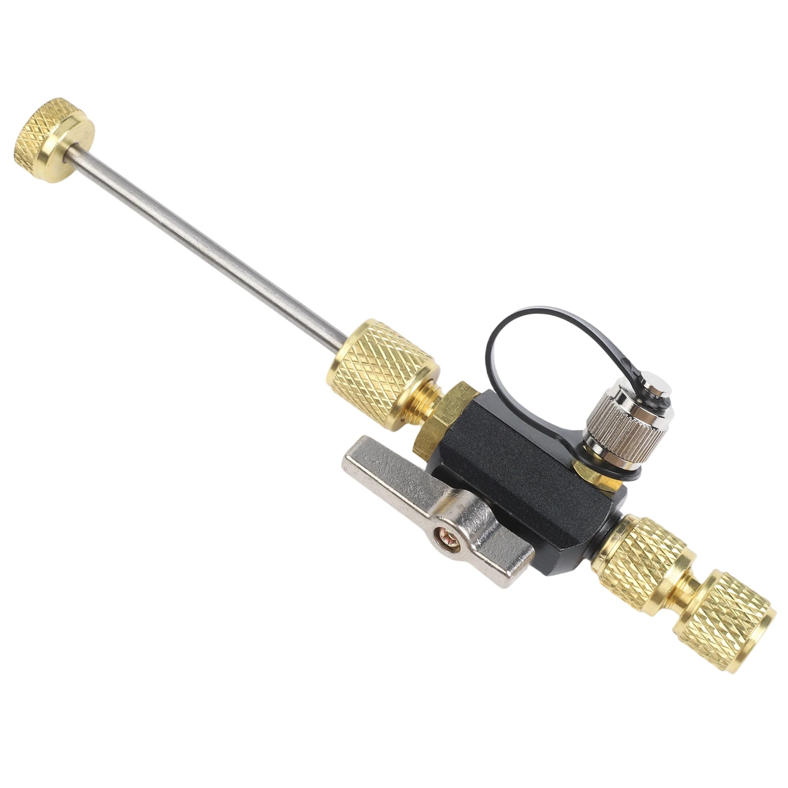 For 14 Inch Length and 516 Inch Size Compatible with R410A Systems Brass Vacuum Rated Valve Core Removal Tool