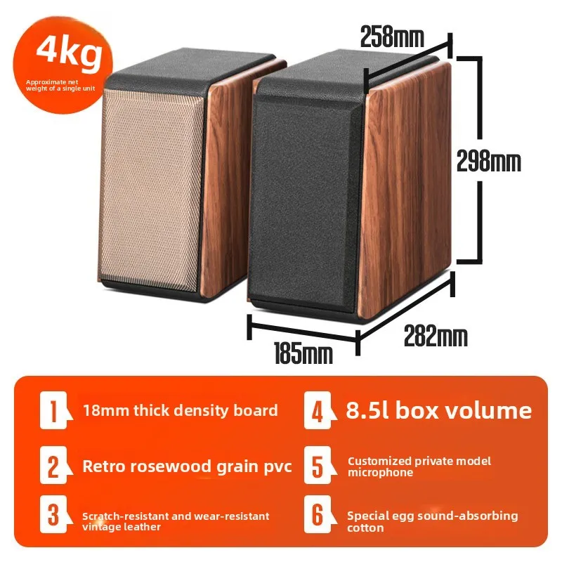 4-Zoll-HiFi-Passiv-Regallautsprecher-Gehäuse-Bausatz mit importiertem Full-Range-Treiber zur Auswahl, 2 Stück/Paar – Detail 15