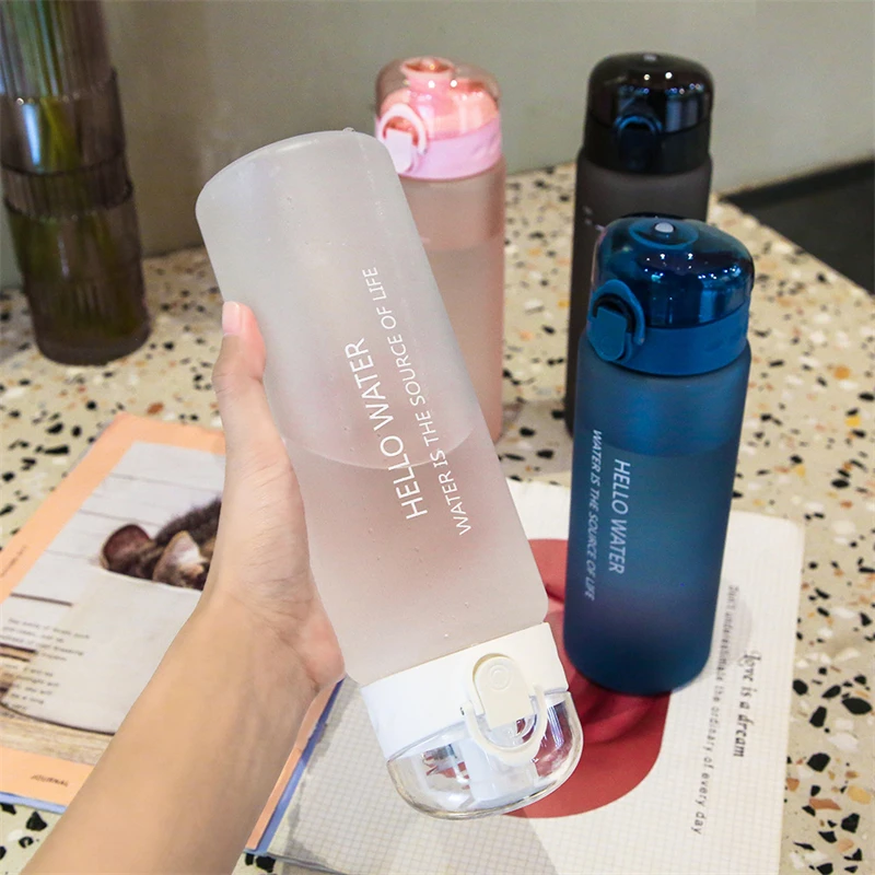 780 مللي زجاجة مياه رياضية بلاستيكية محمولة للشرب كوب الصالة الرياضية مانعة للتسرب مقاومة للسقوط المحمولة شاكر القدح زجاجة ماء للسفر في الهواء الطلق