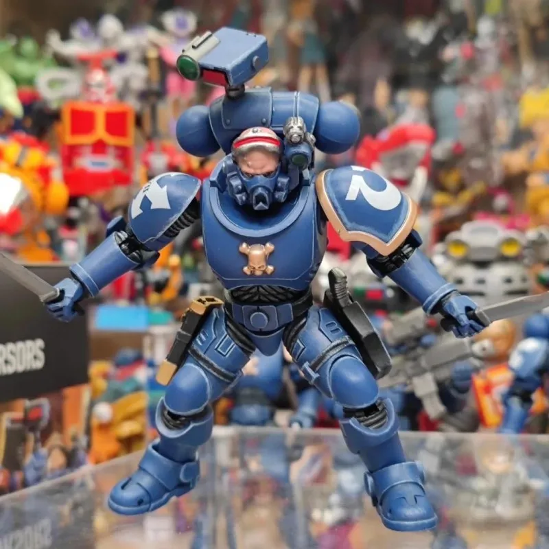 JOYTOY Ultramarines Incursors 1/18 figurki 12cm wspólne ruchome figurka Warhammer 40K Anime lalka kolekcjonerska zabawka prezent