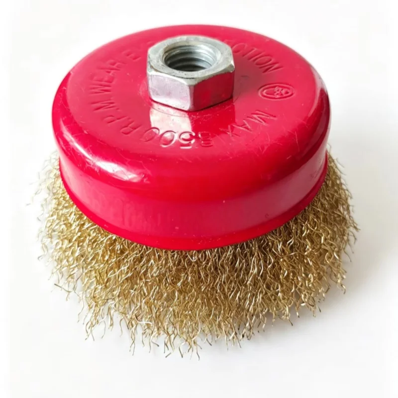 1PC  4 Inch 125 150 Cup Wire Wheel Brush for Angle Grinder  Metal Rust Removal Polishing Tool