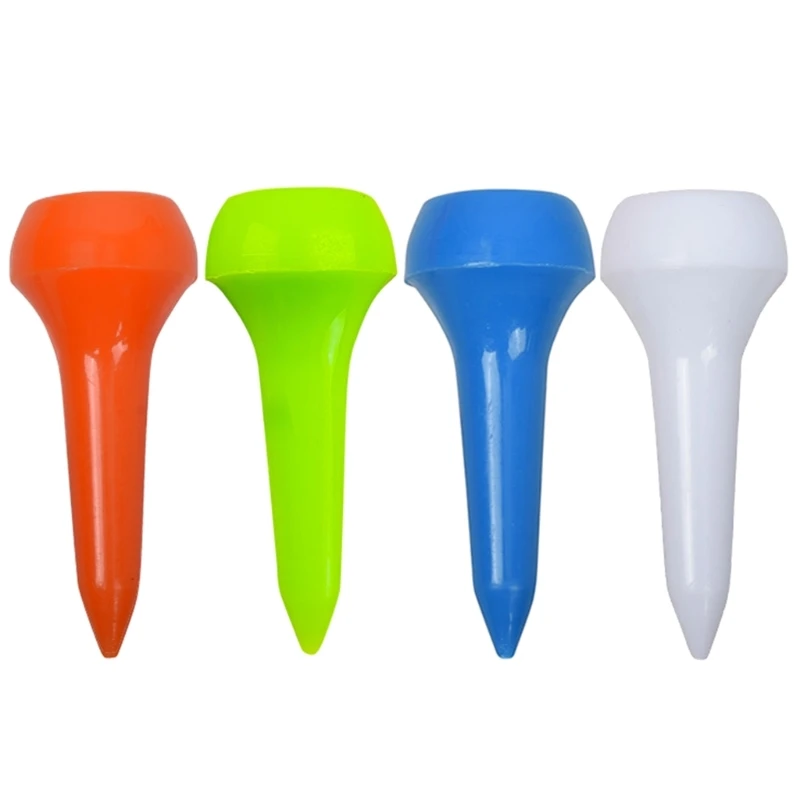 

30Pcs Golf Balls Stand Short Tees Mushroom Head Golf Tees Unbreakables Plastic White Tees Golf Practice Tool for Backyard