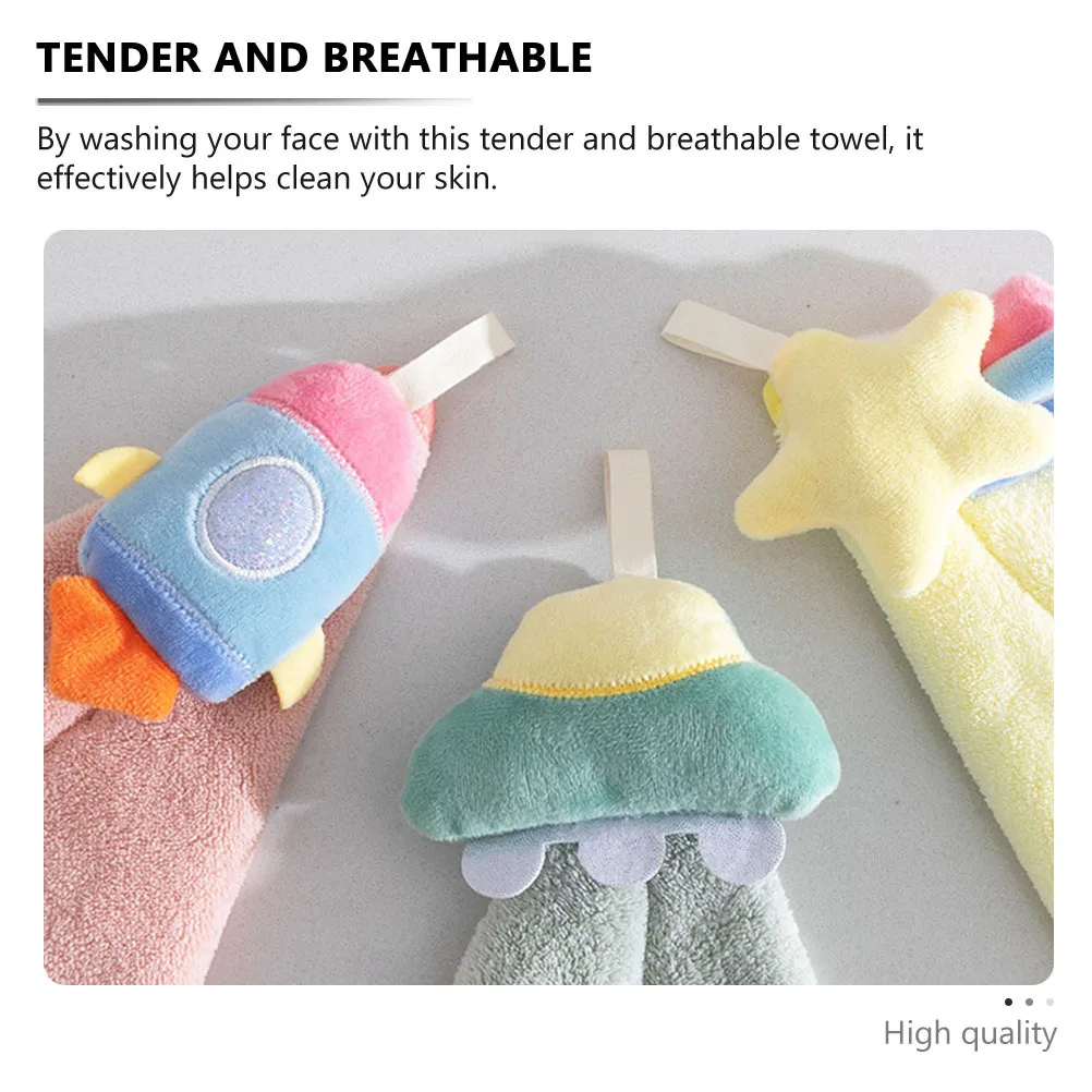 

3pcs Hanging Towel Cloth Absorbent Quick Drying Bath Towel For Face Hand Reusable Washcloth Thick Soft Portable Travel Home