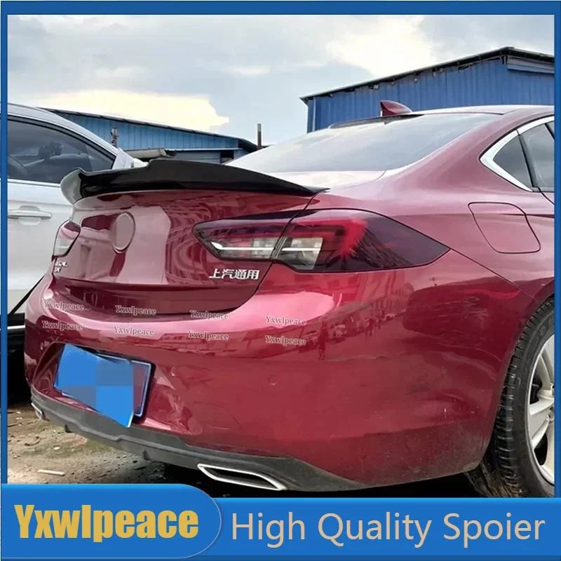 

PSM Style Real Carbon Fiber FRP Rear Trunk Lip Spoiler Car Accessories For Buick Regal Opel Badge 2017 2018 2019 2020 2021 2022