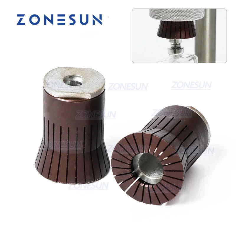 ZONESUN Customized Capping Chuck Head For Perfume Bottle Capping Machine Spray Cap Machine Spray Bottle