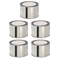 5 Pcs Paint Oil Sealing Can Painting Accessory Empty Handle Tinplate Leftover Storage Containers Bucket