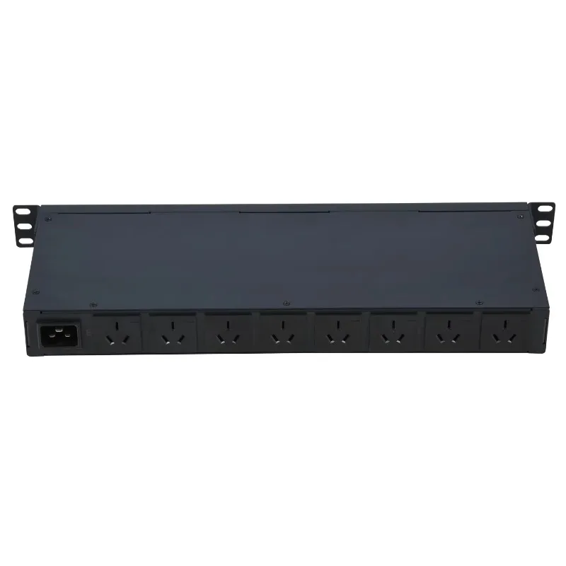 Network Cabinets 1U 8 Ports Horizontal Rack Mount Intelligent PDU Remotely Managed by SNMP Protocol