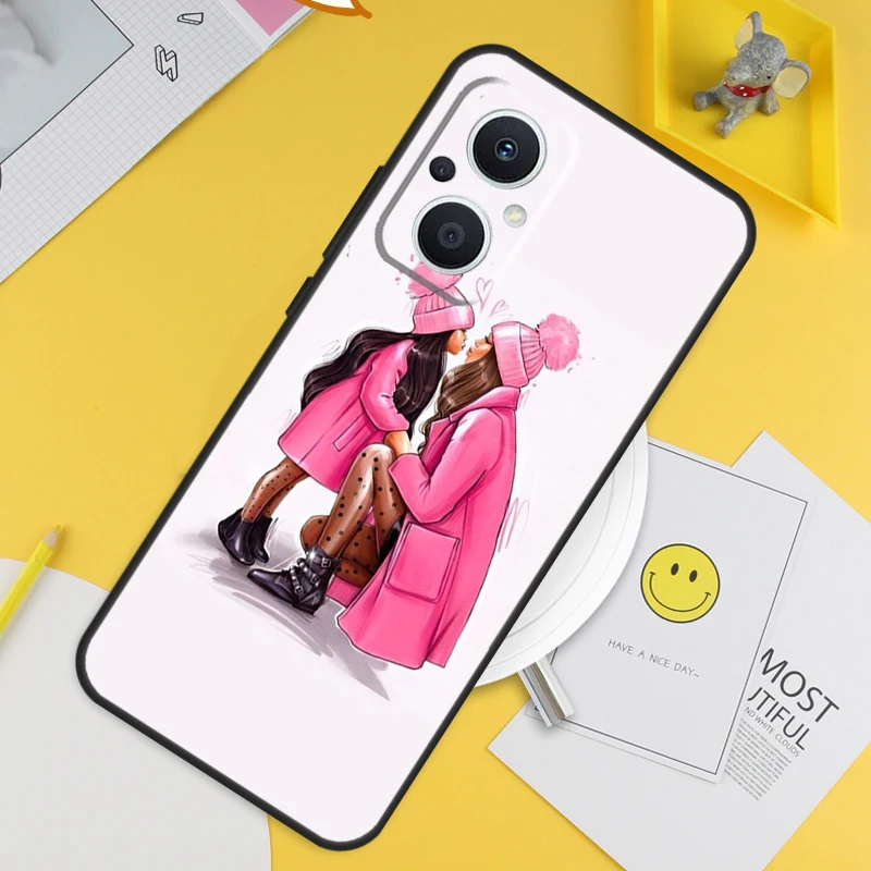 Baby Mom Daughter Girl Son Dad Case For OPPO Reno 7 8 8T 2Z 4Z 5Z 6 Lite 10 Pro OPPO Find X5 X6 Pro X2 Lite X3 Neo Cover