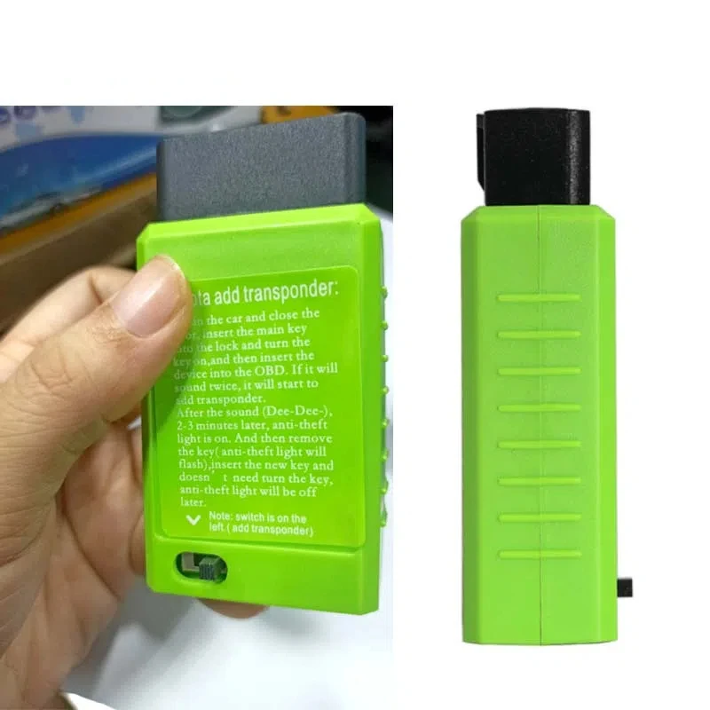 Add Transponder for Toyota G & H Chip 4D67,68,72(G) Vehicle OBD Remote Key Program Device with Switch Via OBD2 Key Programmer