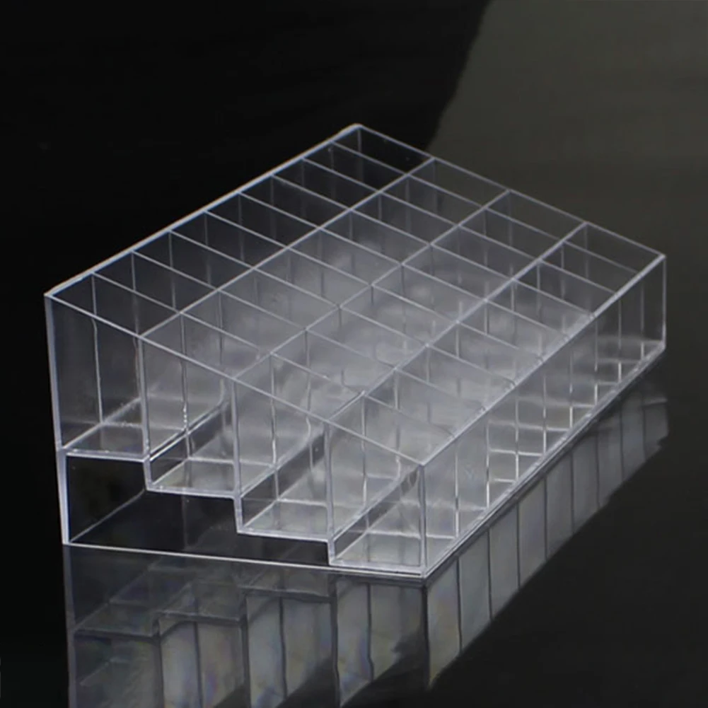 36/40 Grids Acrylic Makeup Organizer Storage Box Cosmetic Box Lipstick Jewelry Box Case Holder Display Stand make up organizer