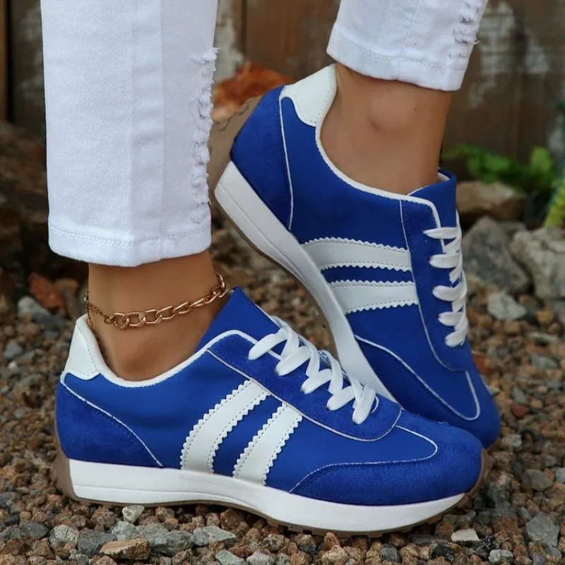 

2026 Large Size Women Running Sneakers Breathable Round Toe Casual Sports Shoes Women Comfortable All-Season Slip-On Sneakers