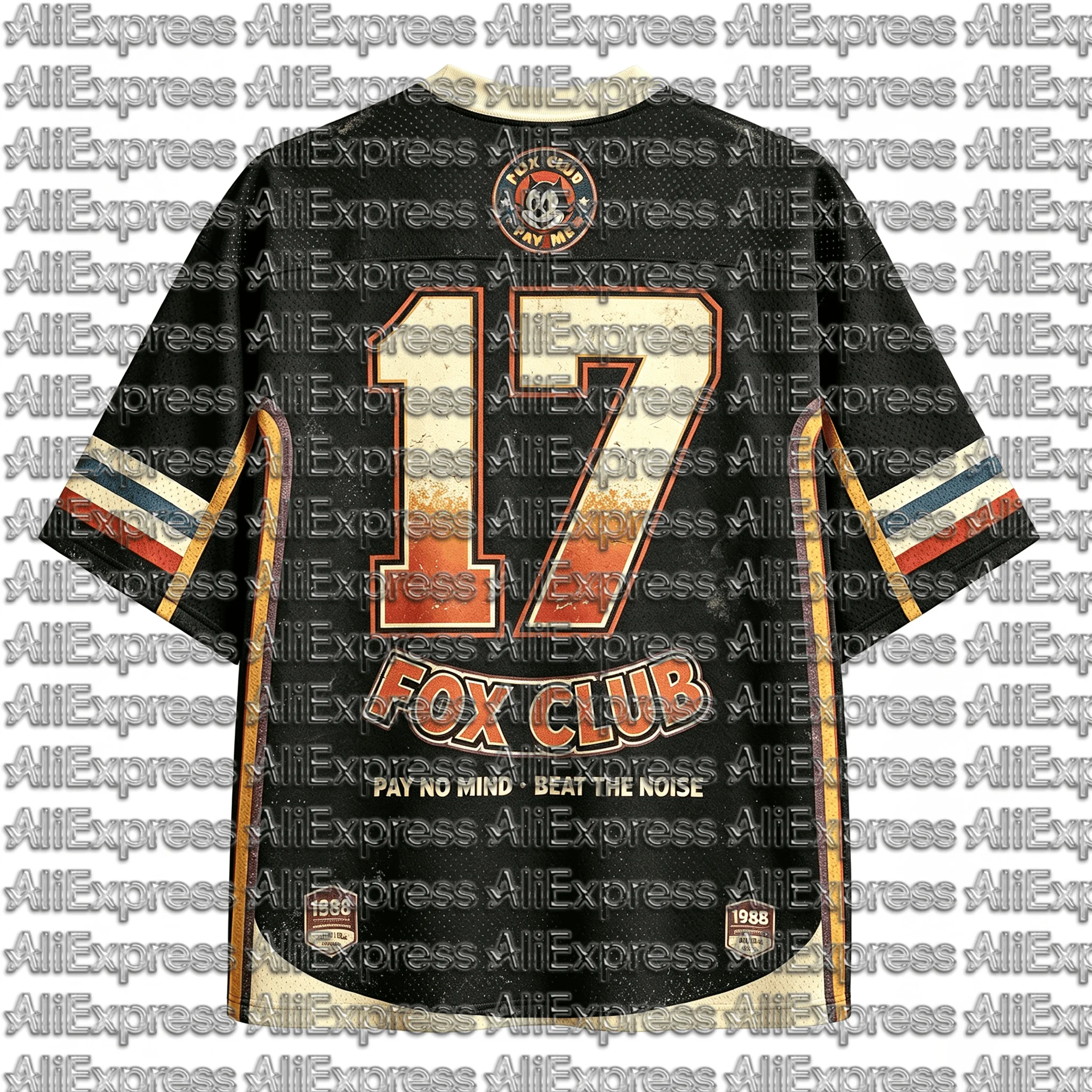 2026 Popular 80s Themed Sports Fashion Short Sleeved V-neck Mesh Streetwear Retro Band Movie Game Fan Gift T-shirt