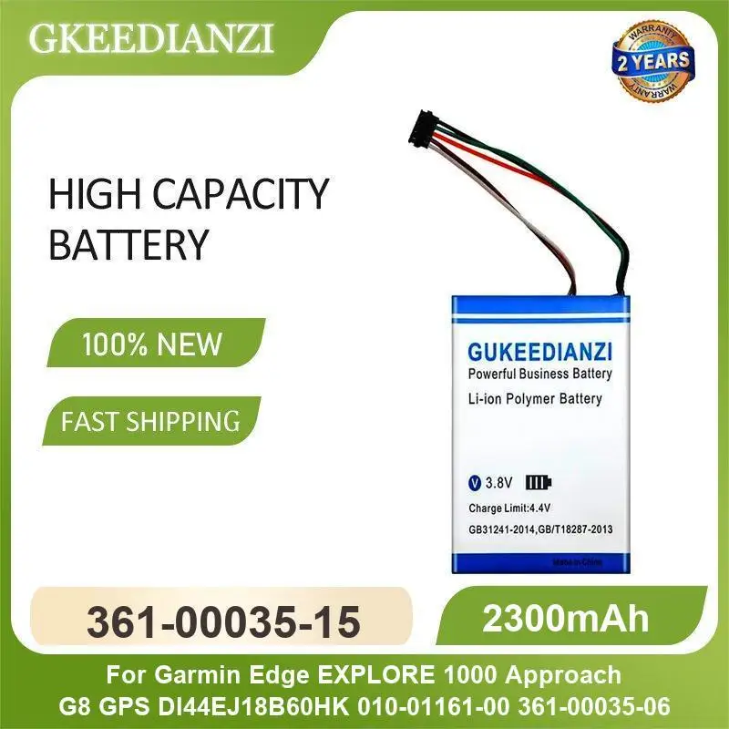 

Аккумулятор для GPS-устройства Garmin Edge EXPLORE 1000 Approach G8 GPS DI44EJ18B60HK 010-01161-00 361-00035-06 2300 мАч