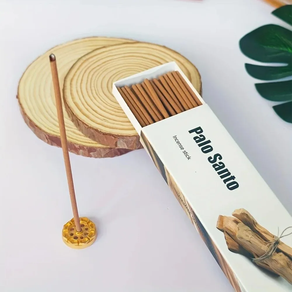 30 High-Grade Palo Santo Sticks, White Sage, Cedar, and Coffee-Scented Sticks, Thickened with a Diameter of 2.7mm, Natural Aroma