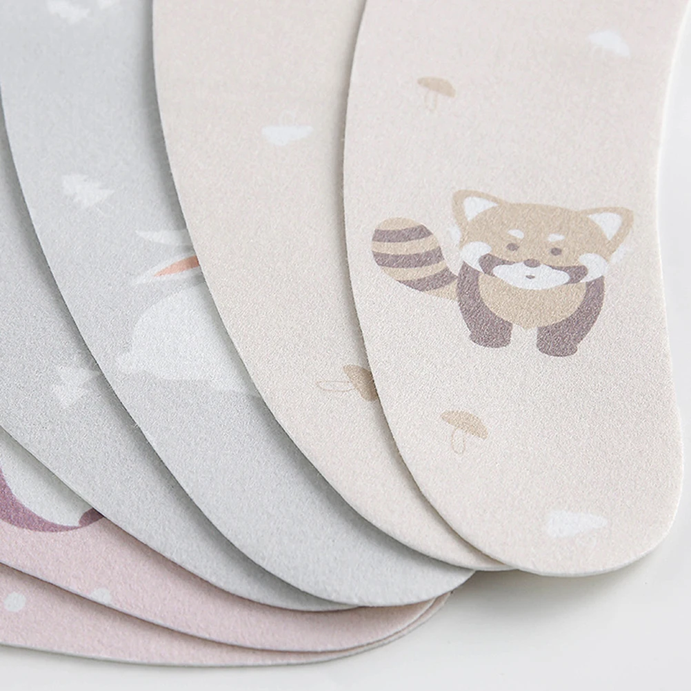 

1 Pair Adhesive Toilet Seat Cover Soft Waterproof Cushion Warm Comfortable Mat For Cold Weather Rabbit Pattern Closestool