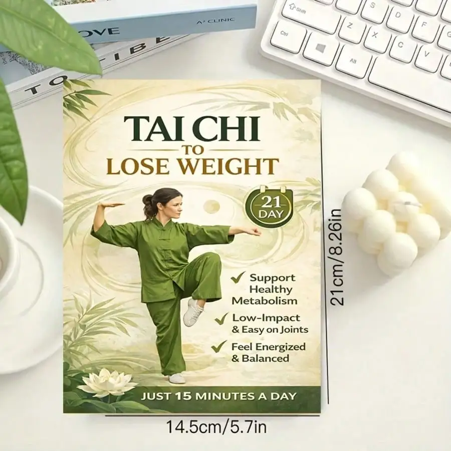 

21-Day Tai Chi Weight Loss Plan, 10 Min/Day Home Exercise For Adults 40+