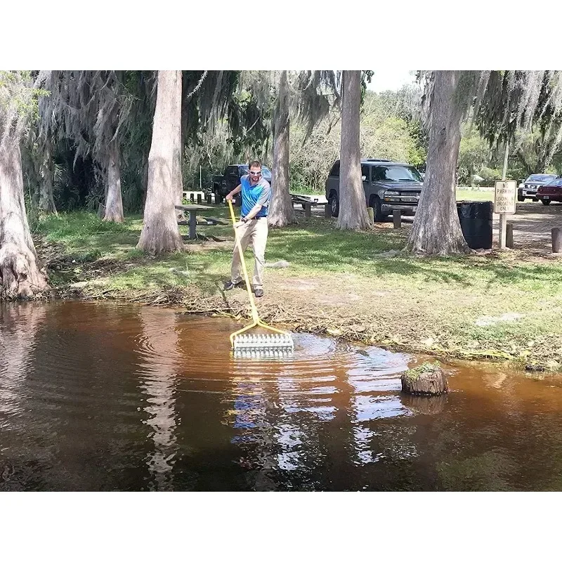 جهاز Jenlis Muck Razer Aquatic Weed & Sludge Tiller، أداة تقليل الطمي والحثالة شديدة التحمل، ميزات فريدة. تصميم مبتكر #3