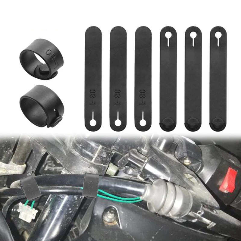 H3CE Weatherproof Releasable Wire Ties Cold Resistant 30℃ 80℃ Motorcycle Electric Vehicle Cable