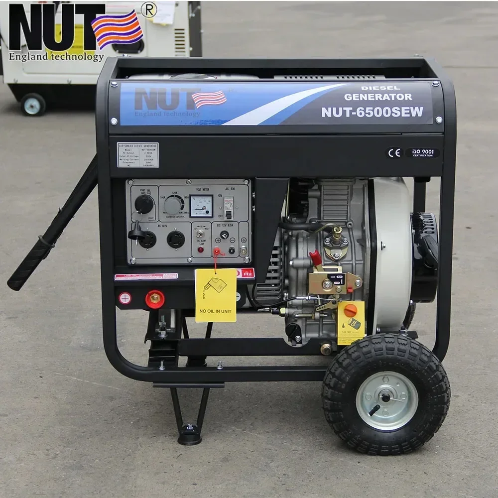 NUT 6.5kva Silence Open Electric Used 30kva Diesel Generator for Sale