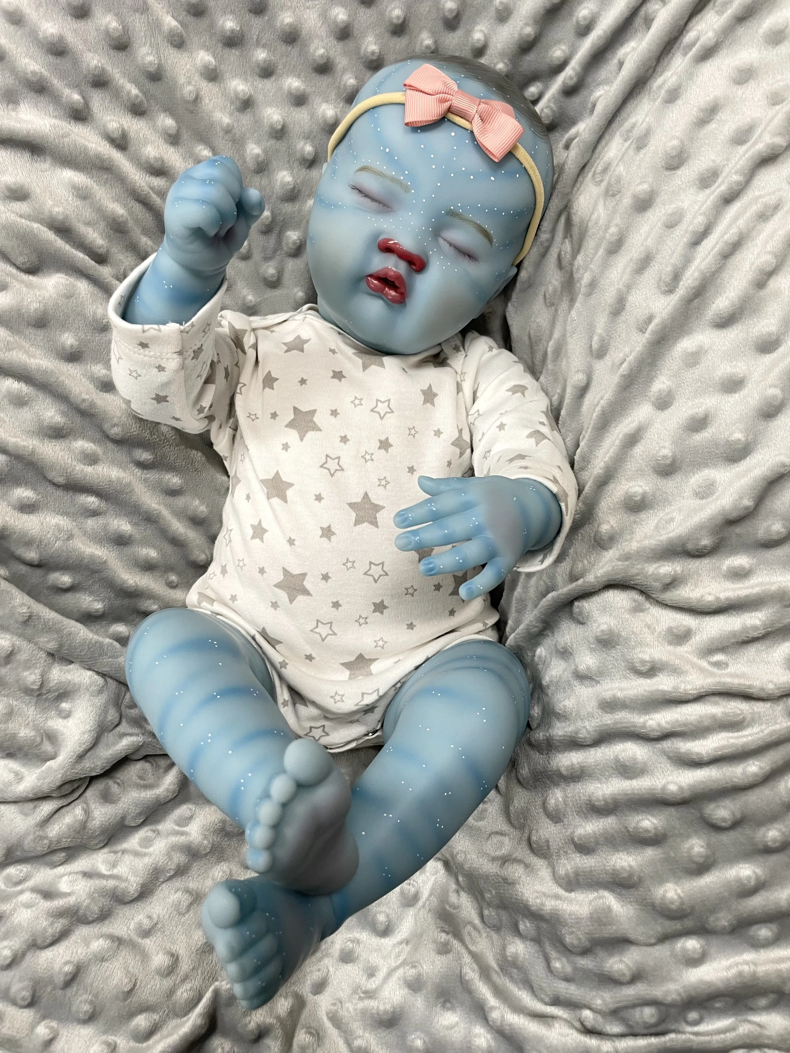 Cokela 48cm / 19 polegadas bonecas reborn criança para presentes realista reborn fantasia criança bebê avatar boneca