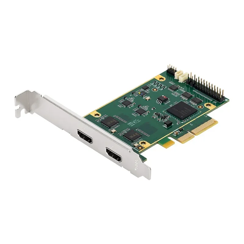 TC-400N2 PCIe Video Capture Card Dual-Channel HD MI Live HD Broadcast & MP4 Recording Supports Android & Linux Sdk Development