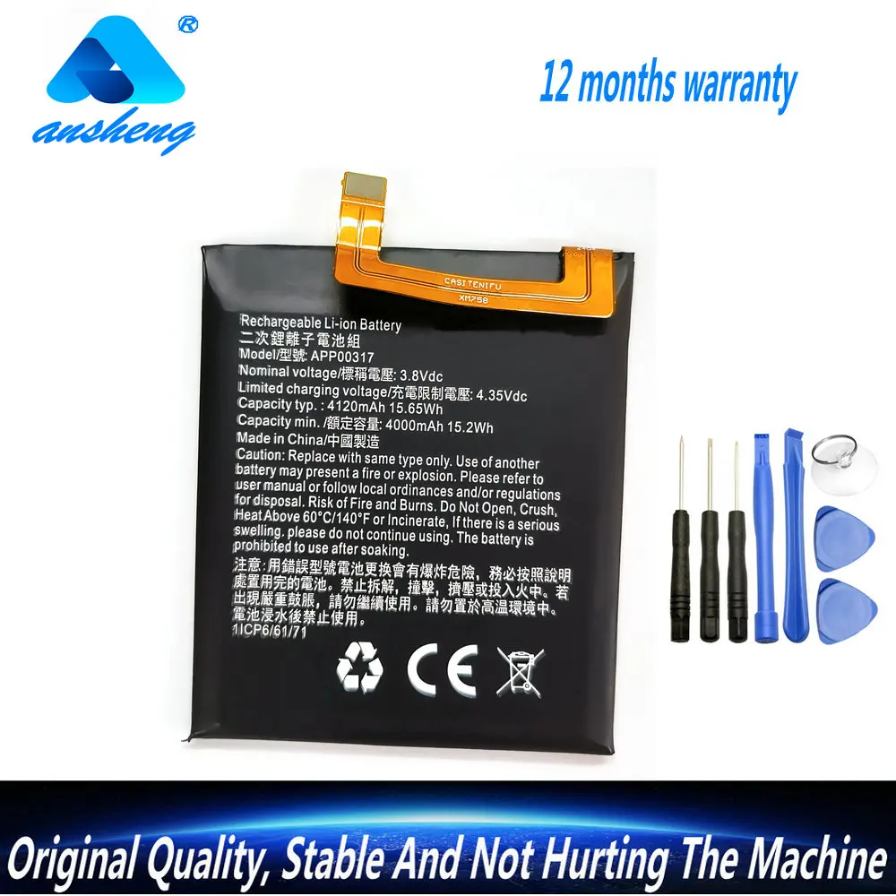 

New Original 3.8V 4000mAh APP00317 Battery For T-MOBILE CATERPILLAR CAT S62 Pro Mobile Phone